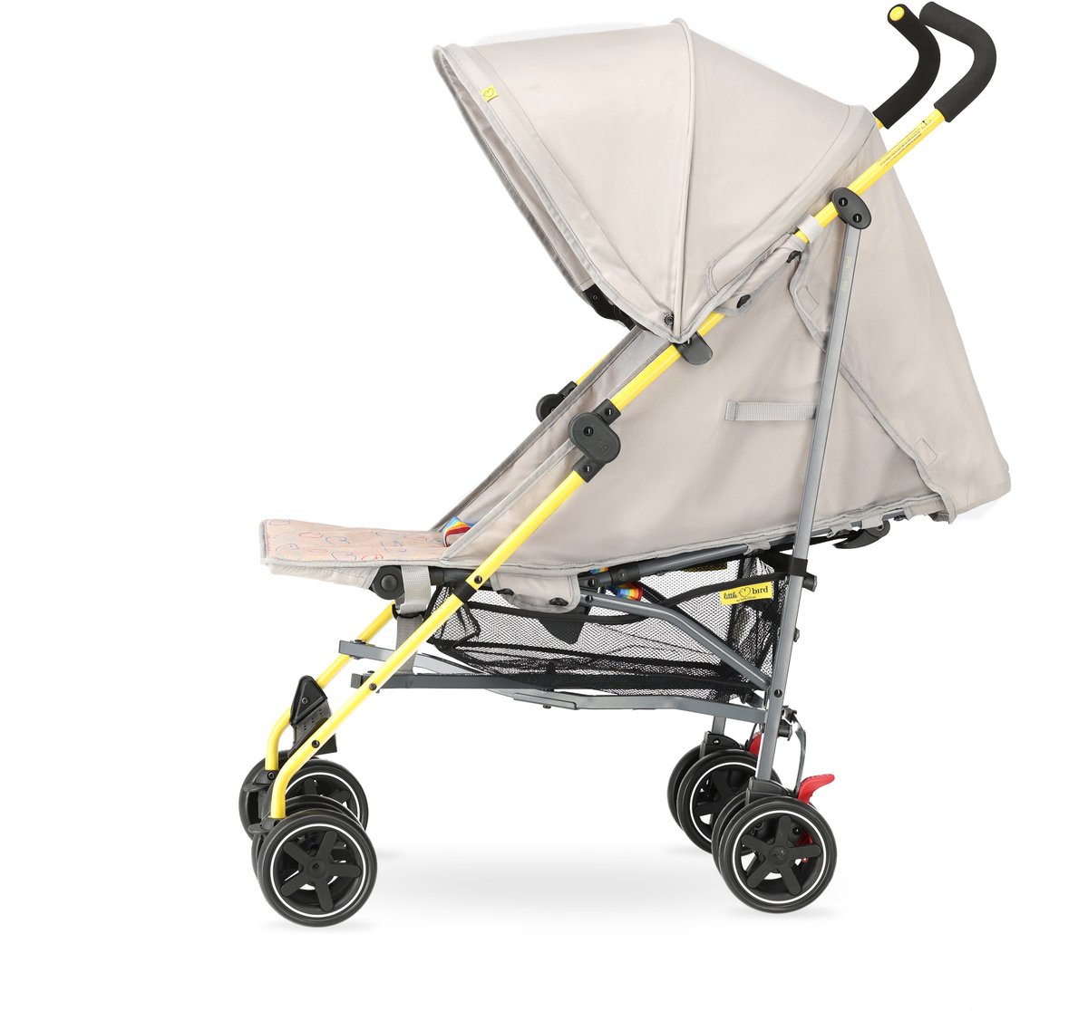 Mooiys Paraplu Buggy Inklapbaar - Kinderbuggy Compact - Cream – foto 3