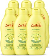 6 x Zwitsal - Baby Shampoo - Natuurlijk Zonder SLES - 200 ml - Voordeelverpakking - 6 stuks