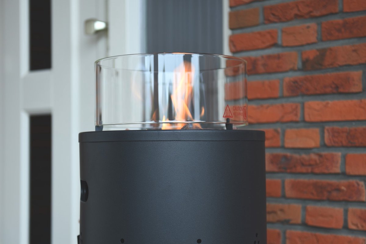 Sunred Bogo 10500 W - Freestanding gas patio heater - Grey