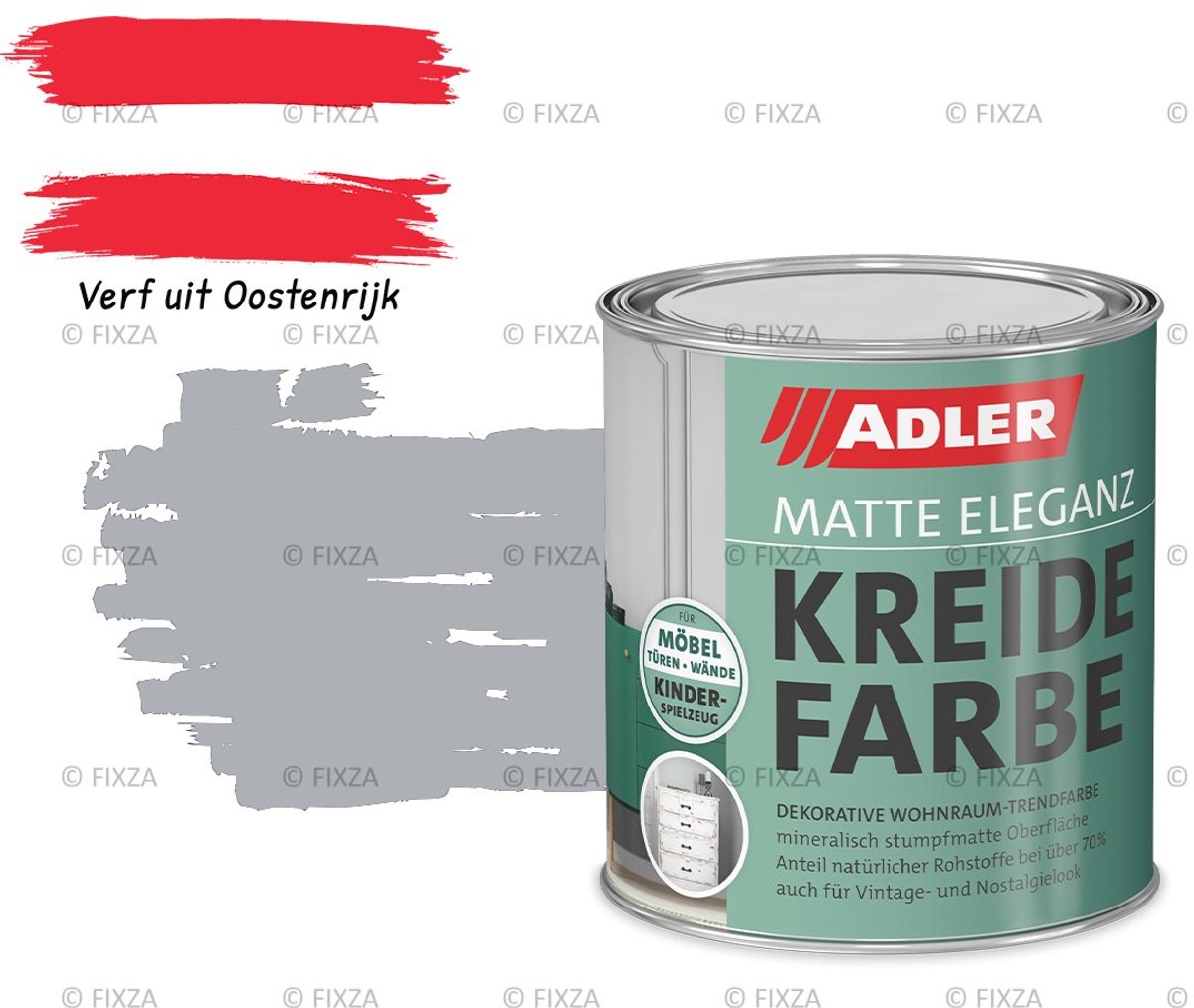 ADLER Vivido Krijtverf – Stormweer – Duurzame matte verf voor hout, meubels, deuren, metaal en kunststof – 750 ml