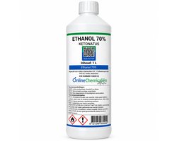 Online chemicalien – Ethanol 70% Ketonatus – 1L – Reinigingsmiddel – Ontvetter