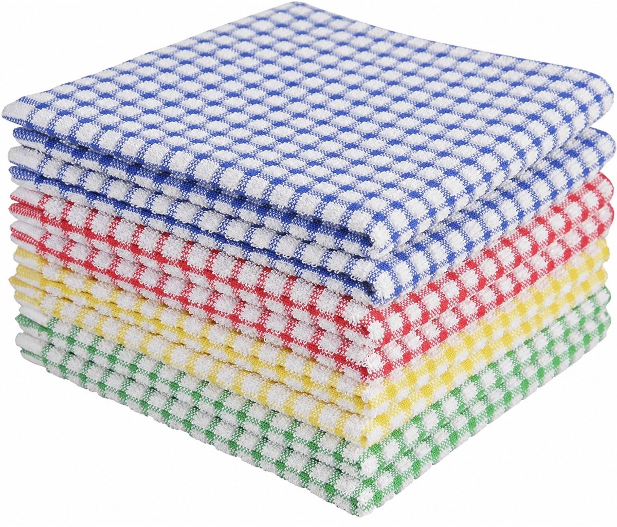 Vaatdoekset 8 Stuks - Katoen Reinigingsdoekjes - 69 x 38 cm - Schoonmaakdoekjes voor Keuken