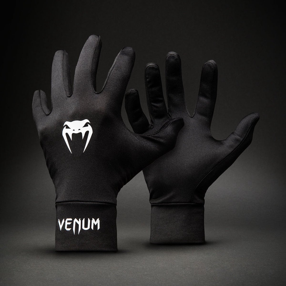 Venum Glove Liners – Comfortabele Binnenhandschoenen voor Boksen, Kickboksen & MMA – Zwart - S / M
