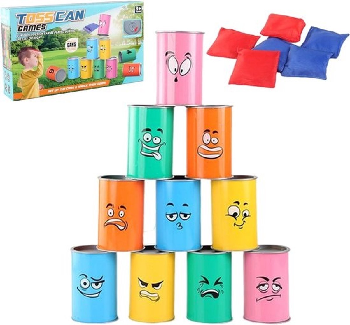 Bonenzakwerpspel - Kermistoss - Buitenspelen - Interactief familiespeelgoed - 10.2x7cm