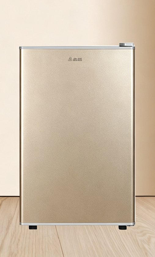 Eendeurs minikoelkast 29L alleen koelfunctie goudkleurig energielabel A geluidsniveau 38 dB voor studentenkamer kantoor en slaapkamer afmetingen 55*40*39 cm van learnlogic — afbeelding 3