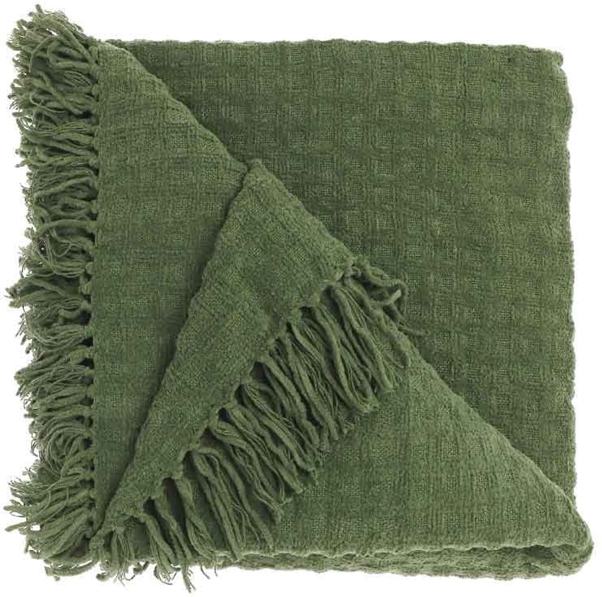 Unique Living Plaid Verlin Winter Green -130x180cm Groen