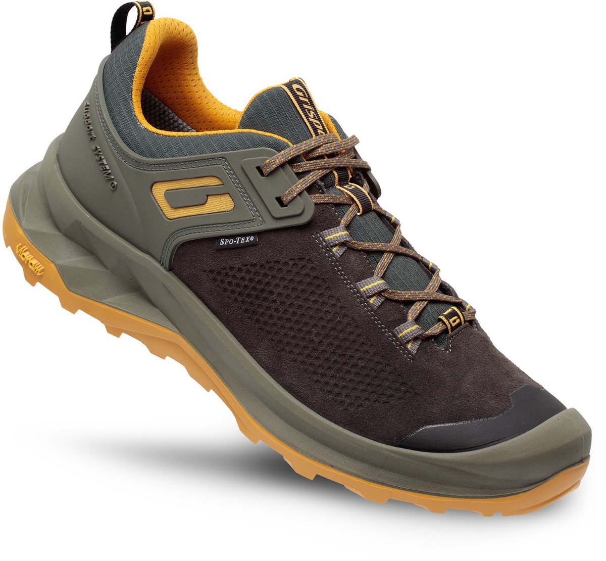 Grisport Discovery low wandelschoenen uni Bruin