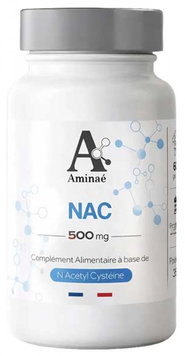 Phytalessence NAC N-Acetyl Cysteïne 500 mg 60 Capsules