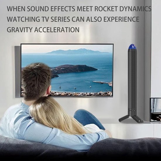 Soundbar met subwoofer - Home cinema - Film - Muziek - 2.1-kanaals systeem - 240 uur standby - Zwart — afbeelding 2