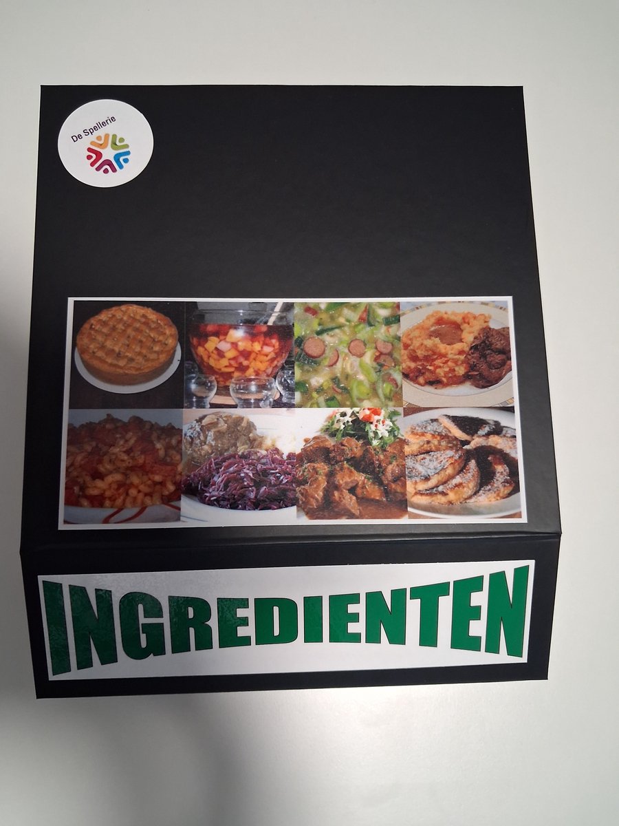 De Spellerie Ingrediëntenspel dementie spel reminiscentie geheugen koken