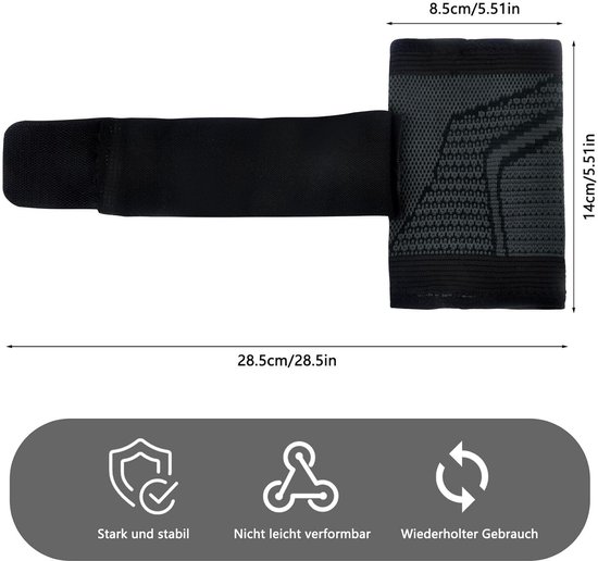 4-Pack Polssteun voor Sport en Herstel - Ademend Bandage voor Peesontsteking en Pijnverlichting — afbeelding 4
