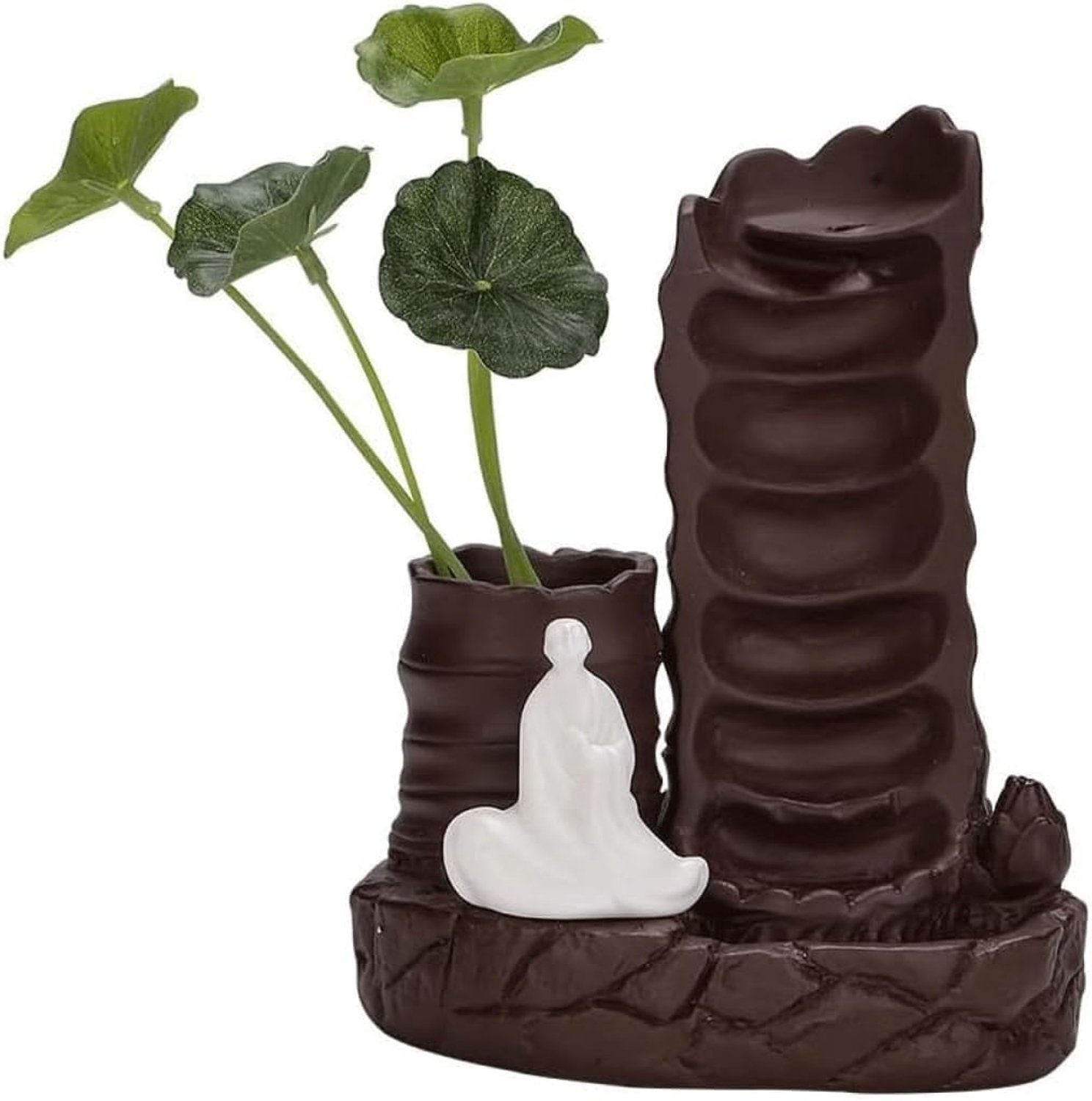 Wierookbrander Paarse Klei Reflux Wierookbrander Home Sandelhout Wierookapparaat Retro Theekamer Aromatherapie Ornament - ShopVlot
