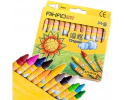 Pastel Potloden Set - 12 Levendige Kleuren voor Kinderen