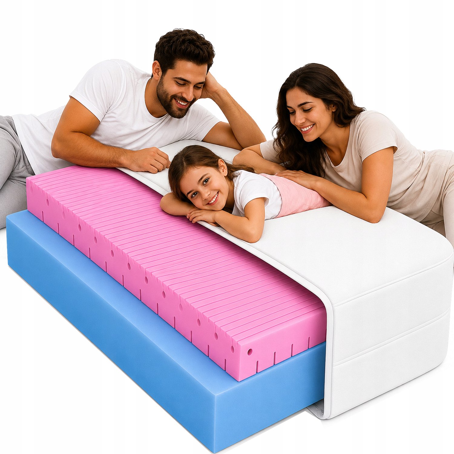 MATERACE Z GÓR Matras Conti 80x200cm: H1 Zacht & H3 Medium Hard - 14cm Schuim
