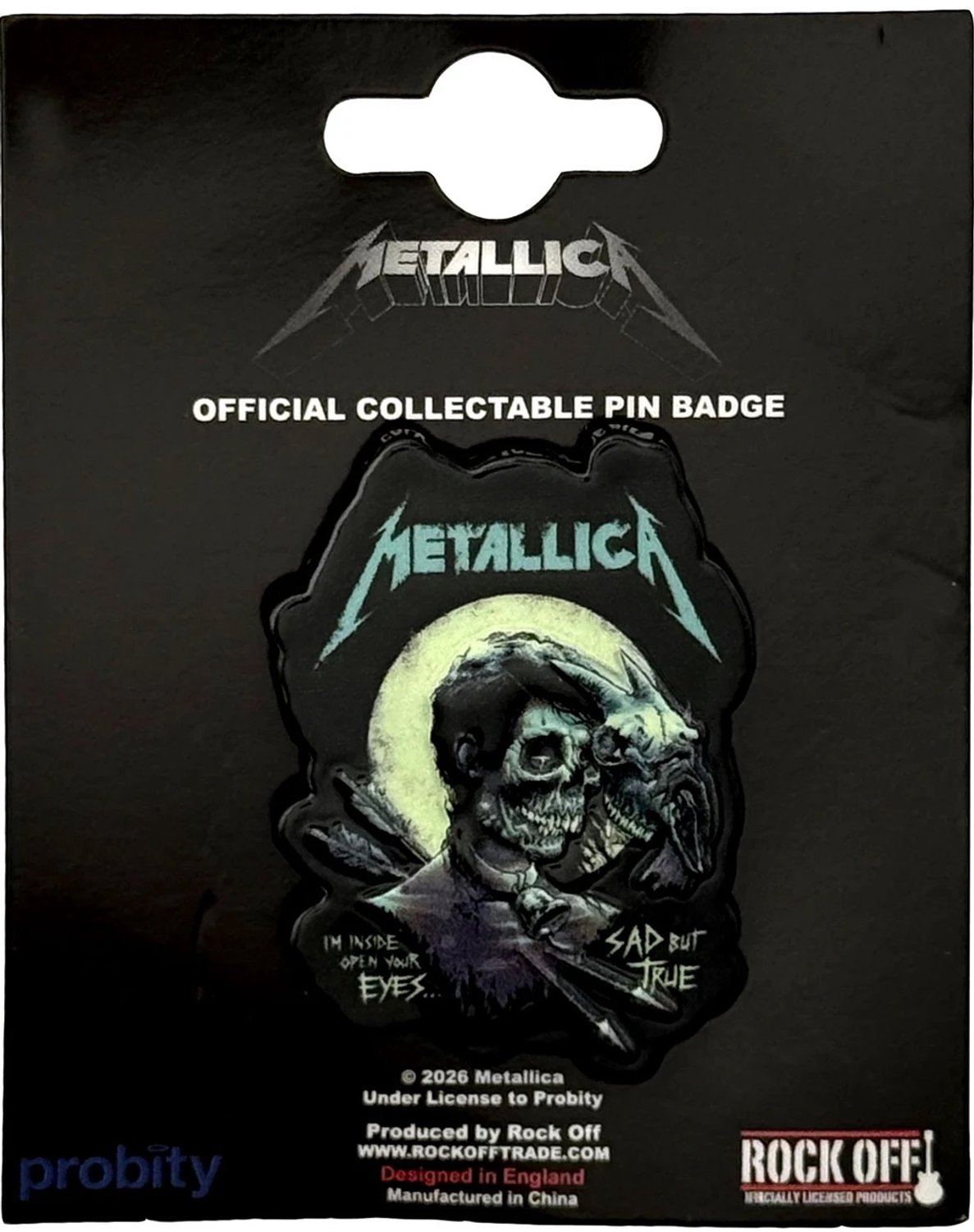 Metallica - Sad But True - Pin