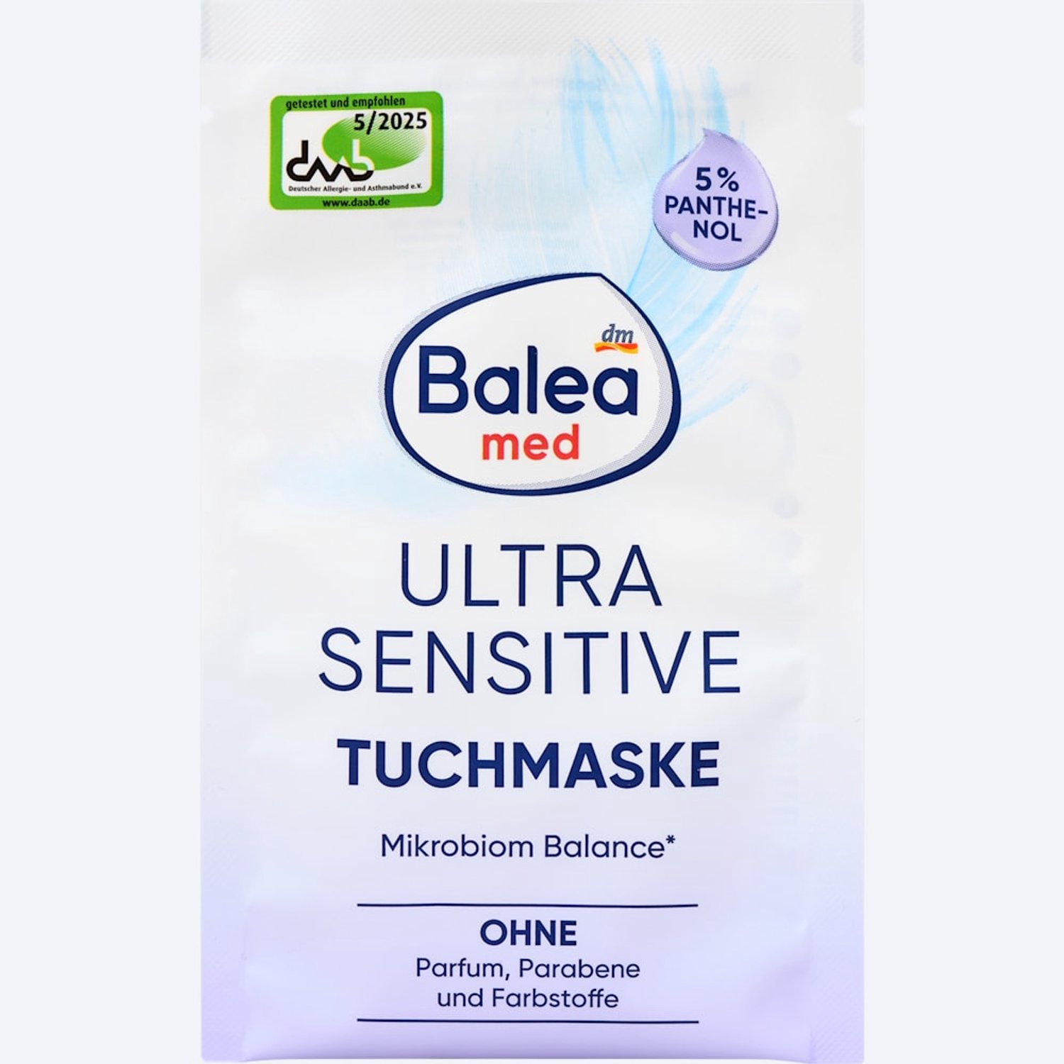 Balea Med sheetmasker Panthenol Ultra Sensitive
