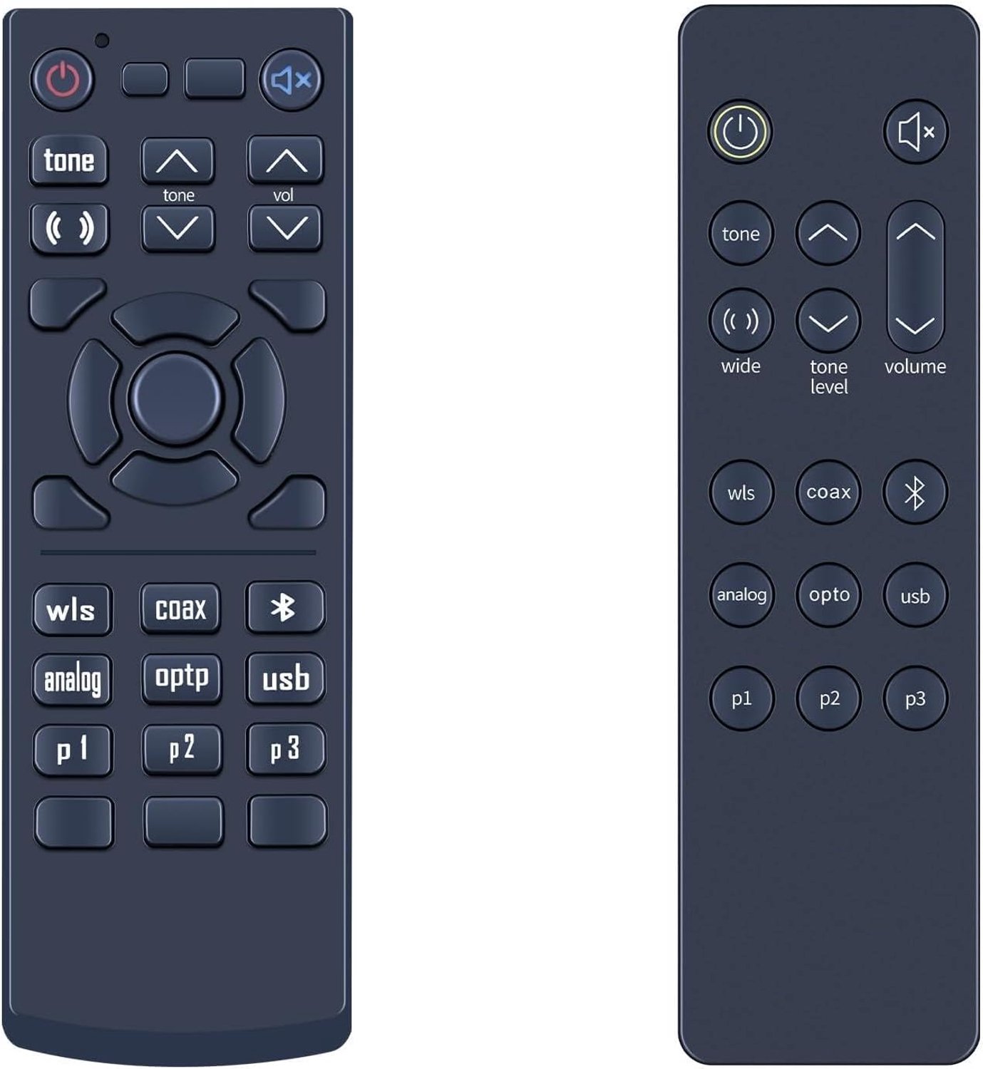 Afstandsbediening voor Nubert AS-3500 Soundbar - vervangend - infrarood technologie - geen programmering nodig - ShopVlot