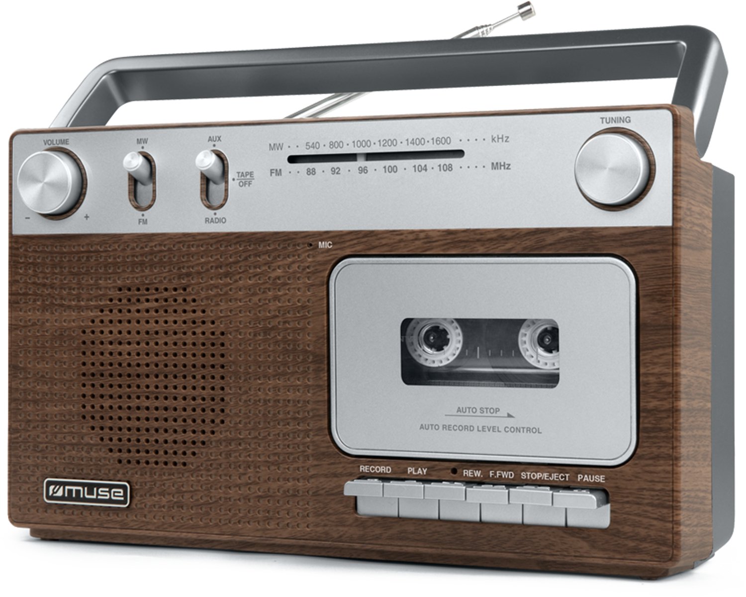 Muse M-152WS - Draagbare radio/cassetterecorder