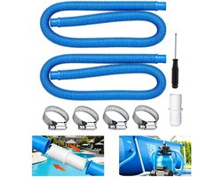 Replacement hose for swimming pool, 32 mm, pool hose 32 mm, 1.5 m, pool pump, replacement hose, replacement hose for - ShopVlot
