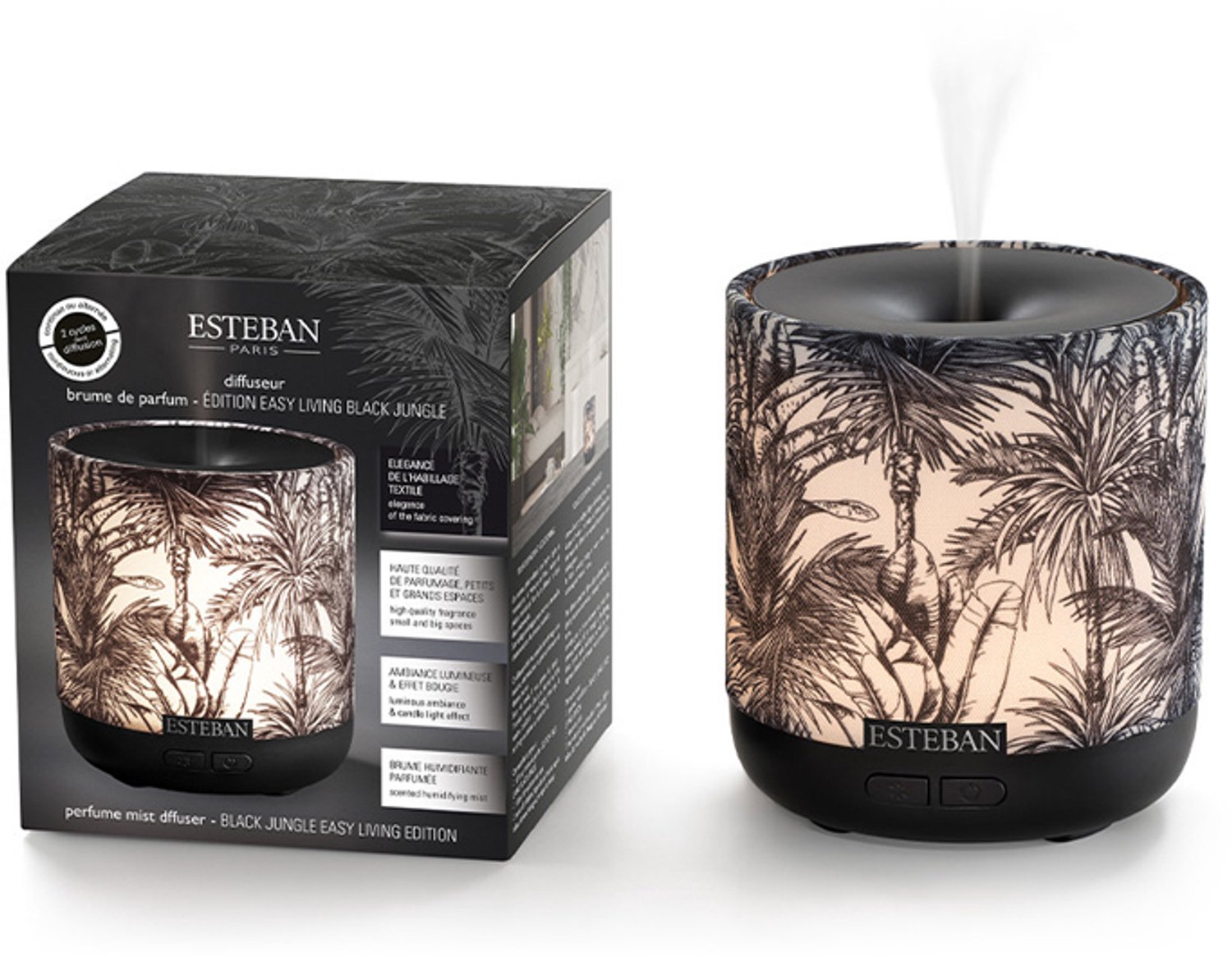 Esteban Mist Diffuser Easy Living Edition Black Jungle