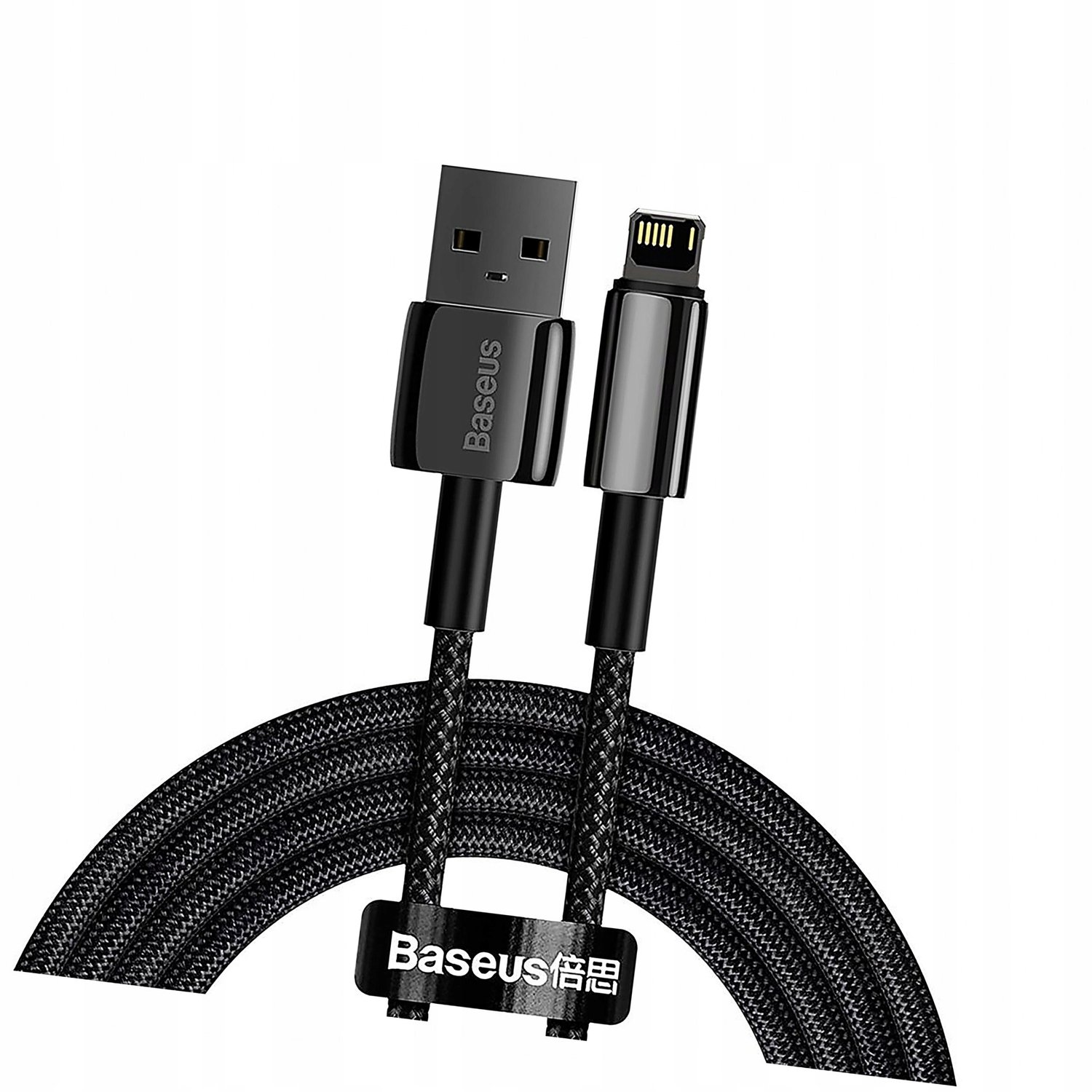 Baseus Tungsten USB Lightning Kabel 2,4A 2m Zwart