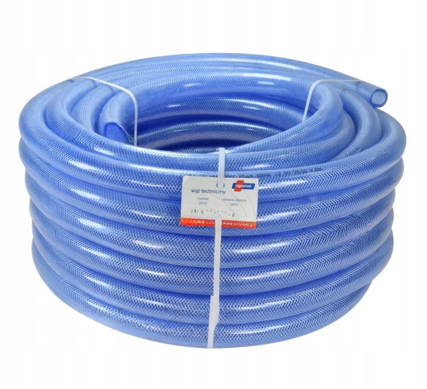Blauwe Technische Slang 25m - 25mm Diameter, 6 Bar Druk