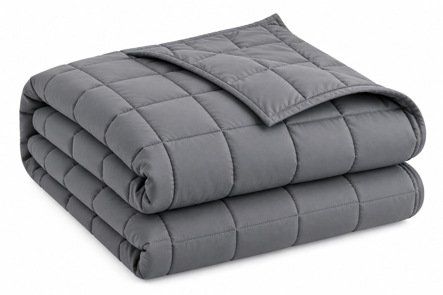 Noventra Verzwaringsdeken 11 kg – Zware Deken voor Volwassenen – 224 x 264 cm – King Size – Grijs – Gewichtsdeken voor Ontspanning en Comfort