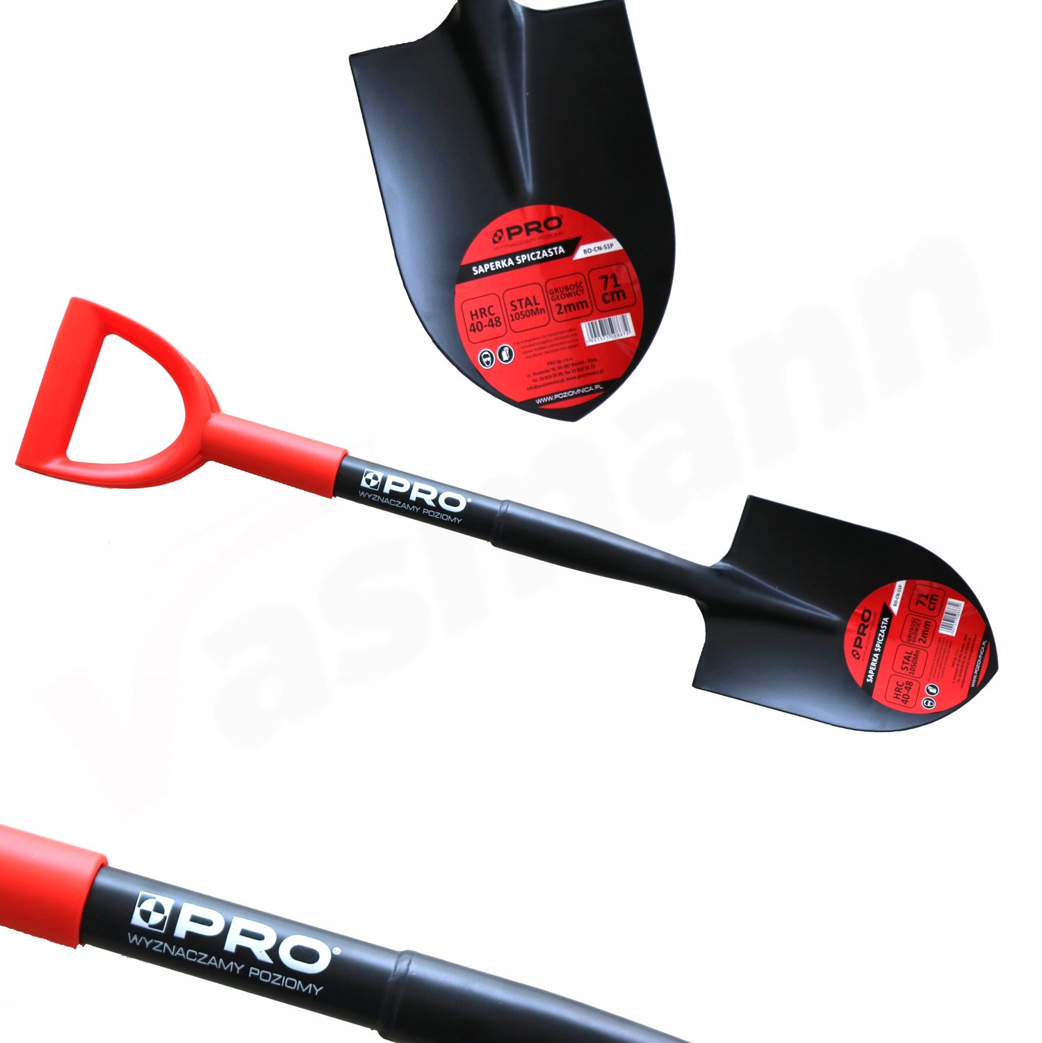 PRO Scherpe Spade Tuinieren Metaal 71cm