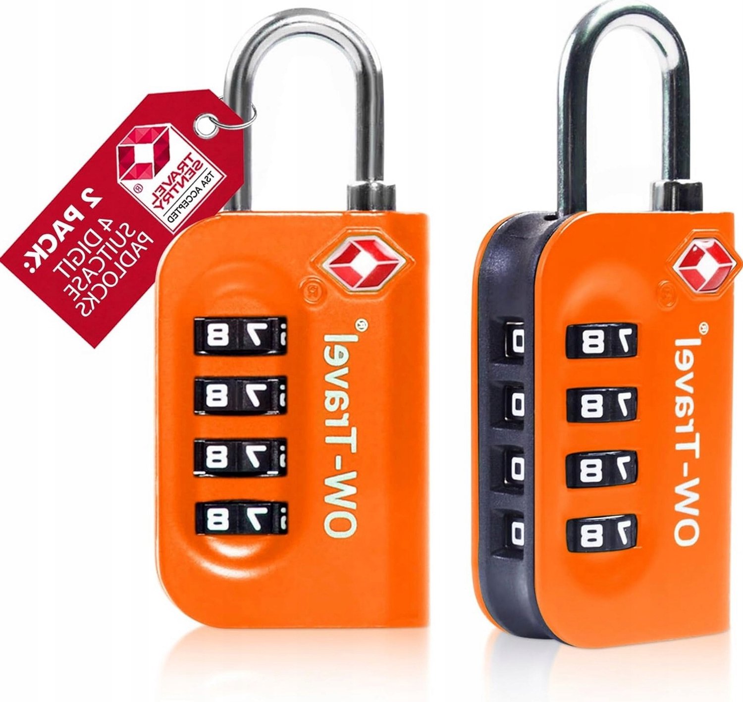 Set van 2 Cijfer Koffersloten - Veilig en Compact
