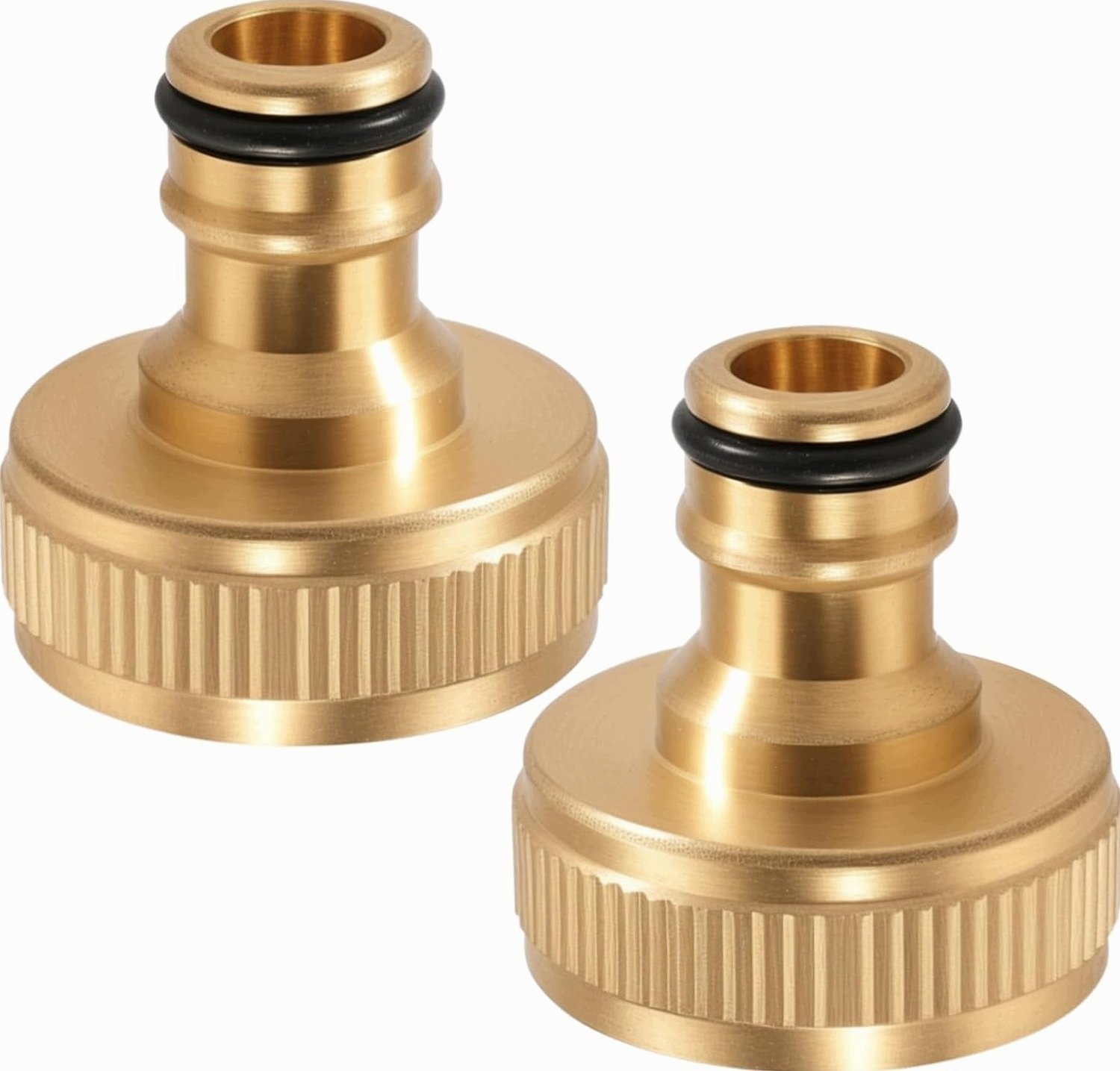 2x Messing Kraan Adapter 3/4" Snelkoppeling Tuinslang Vervanging