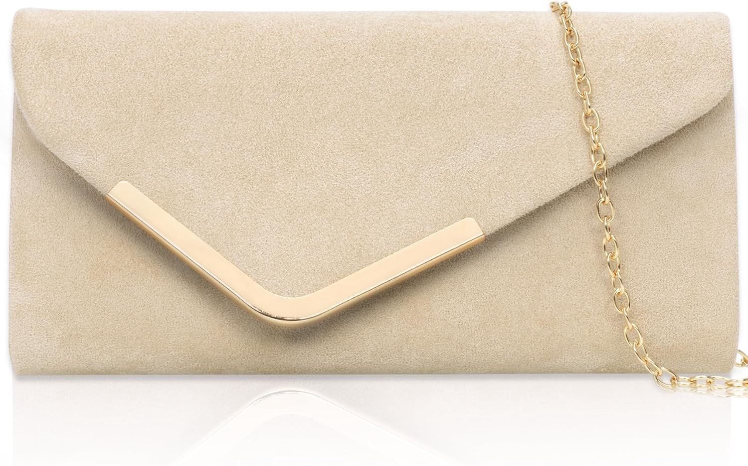 Stijlvolle dames clutch met glanzende pailletten in zilver, roze, goud en zwart voor avonden uit