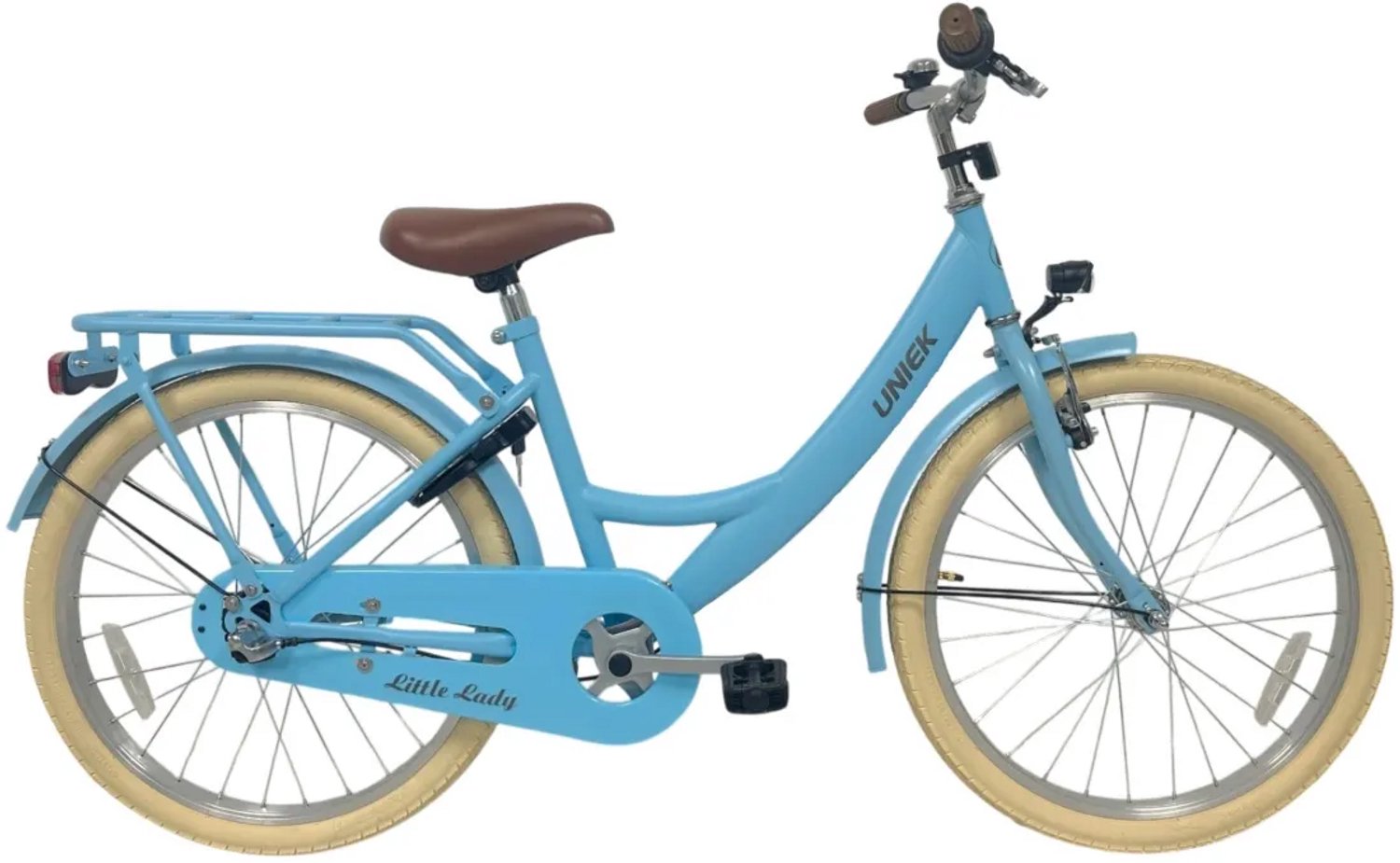 Uniek Kinderfiets Girly 22'' 3N Licht Blauw