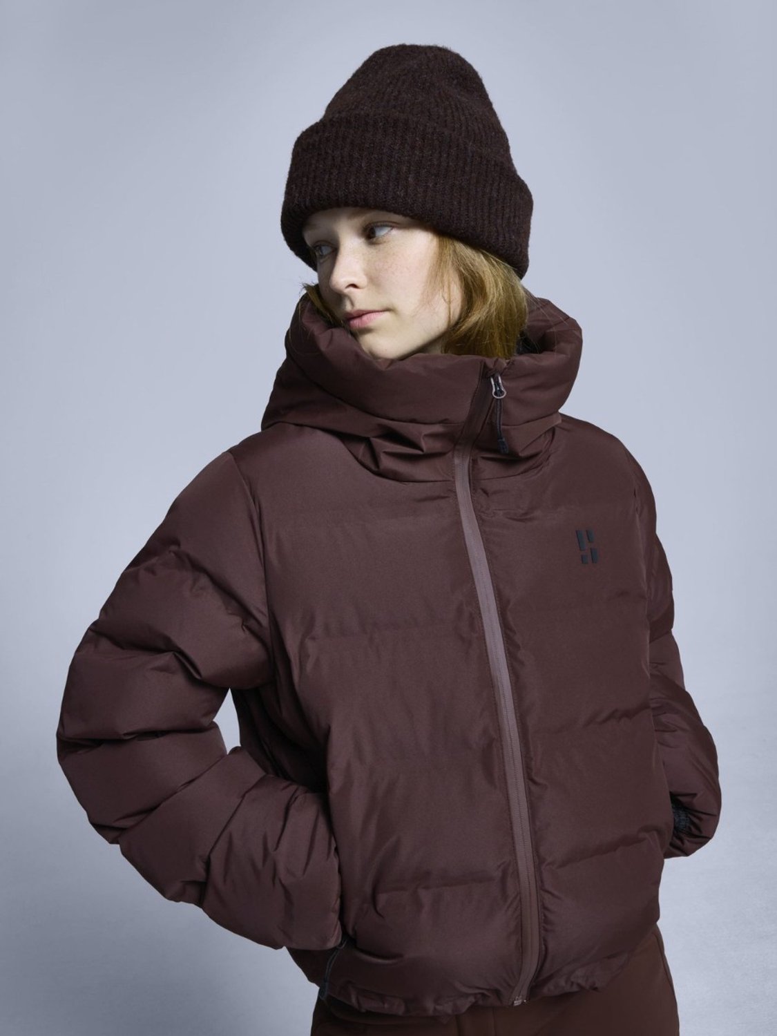 Poederbaas Vorax Dames Ski-jas Waterdicht Chocolate Bruin