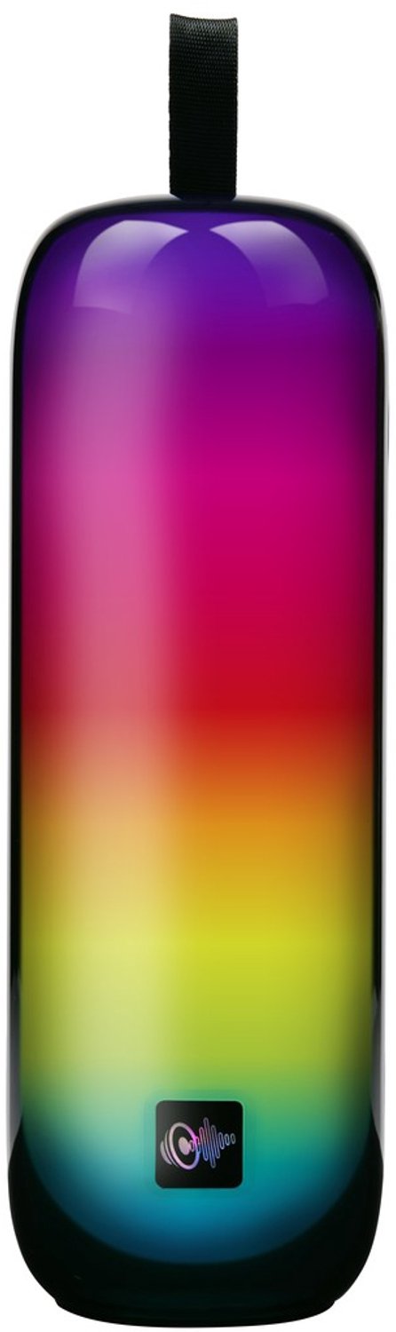 Bluetooth Speaker met RGB Licht - Draagbare Partybox 2.5 Uur Batterijduur - Party Speaker met USB-C, Aux en TF-Kaart - Licht in 8 Verschillende Kleuren - 8,5 x 8,5 x 24,5 cm van Lifa Living — afbeelding 3