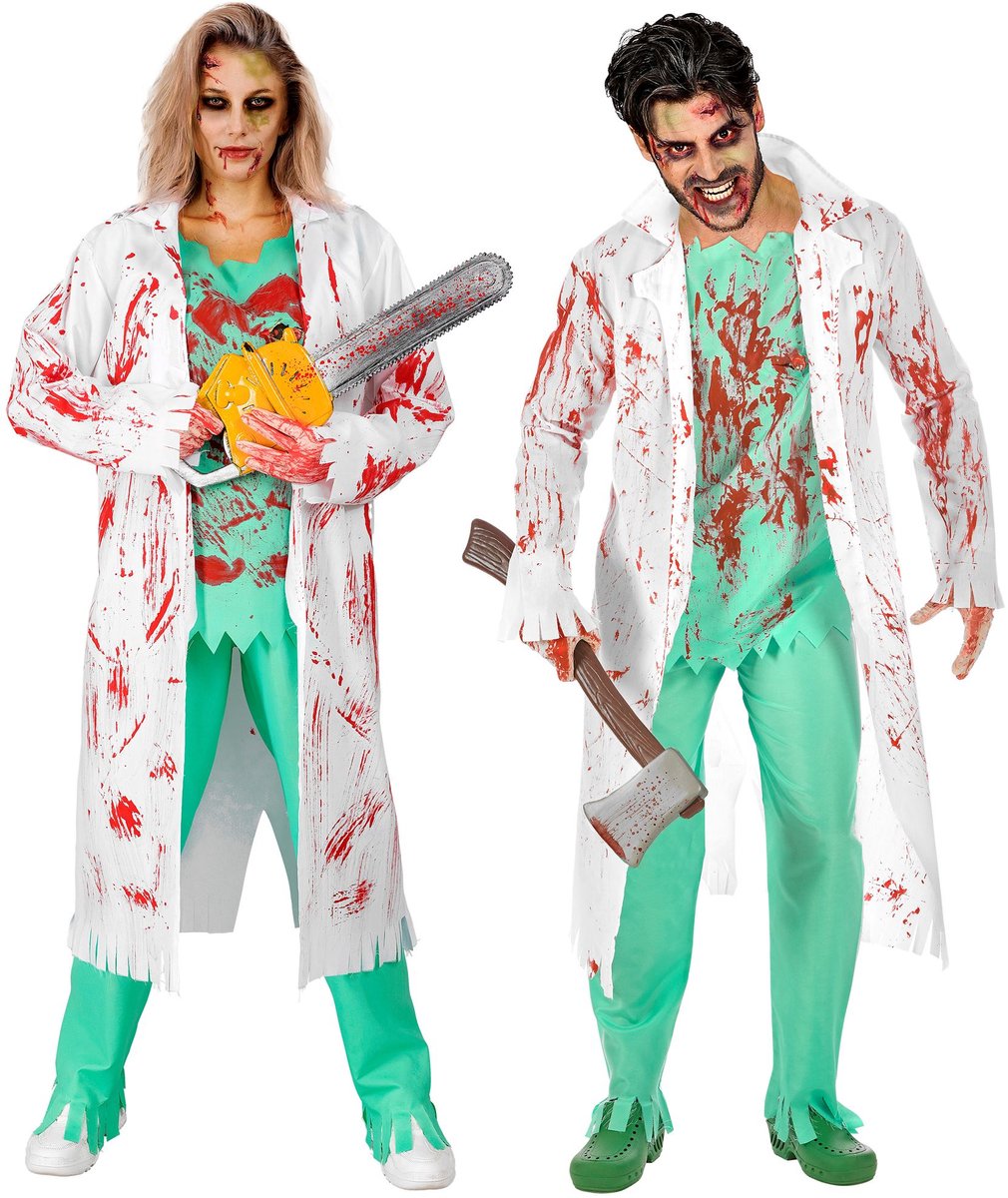 Zombie Chirurg pak heren