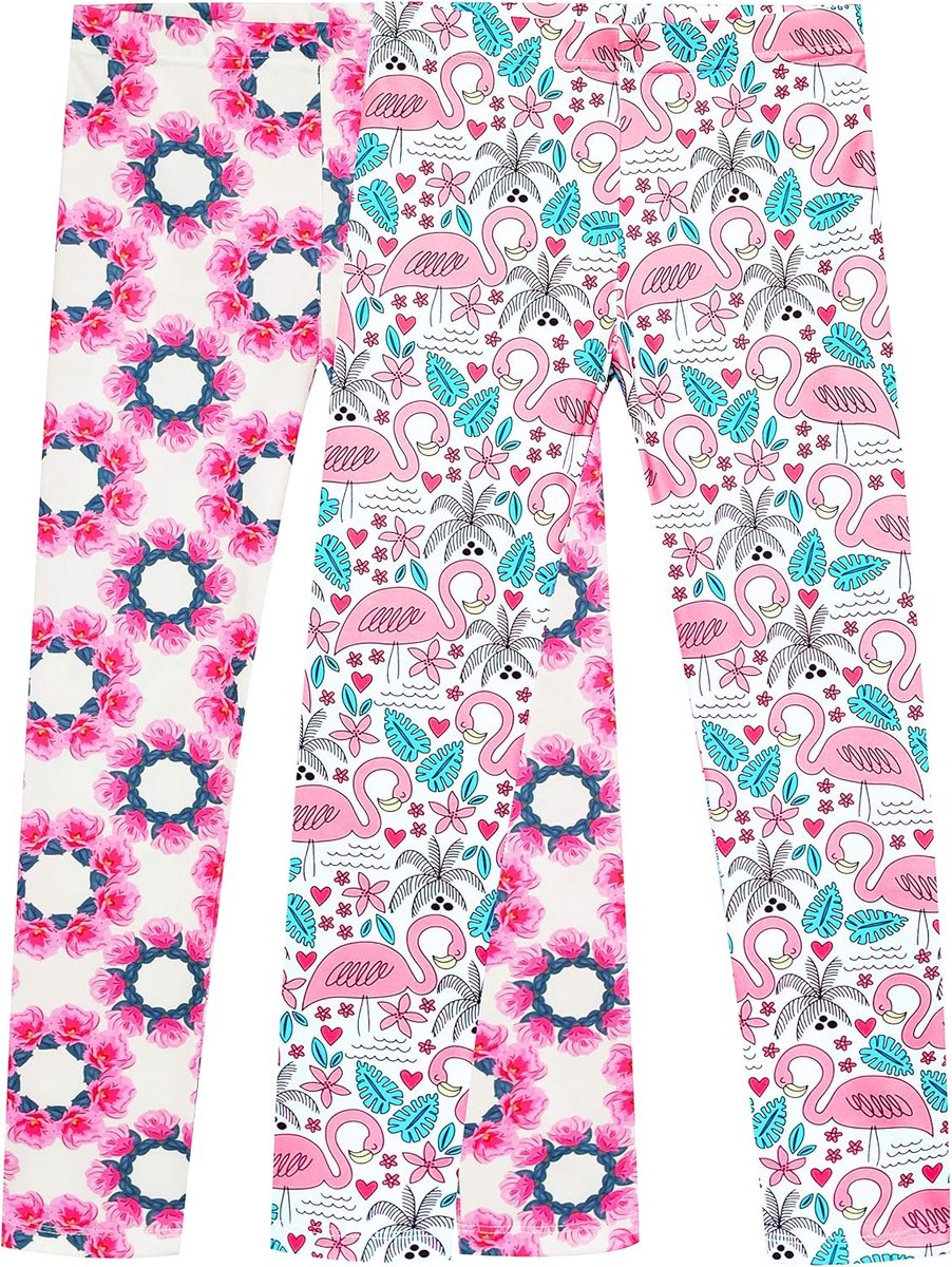 Broek verpakking van 3 stuks Katoen Leggings Kant Rekbaar Kinderen Kleuter 2-7 jaar