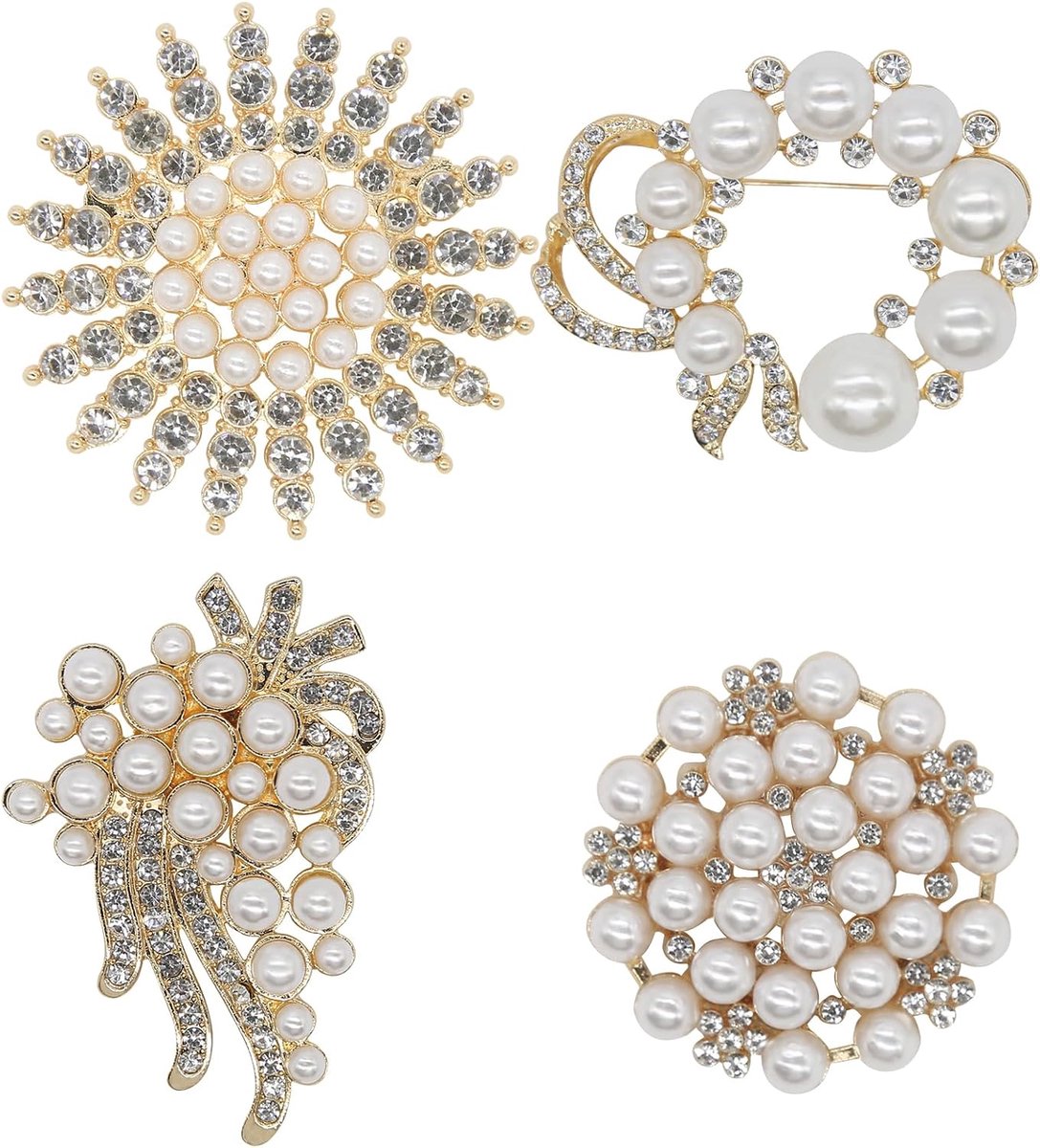 Broches en spelden voor dames, decoratieve spelden voor damesmode, bruiloften, pakken, jurken en kledingaccessoires, om te dragen bij pakken en formele kleding