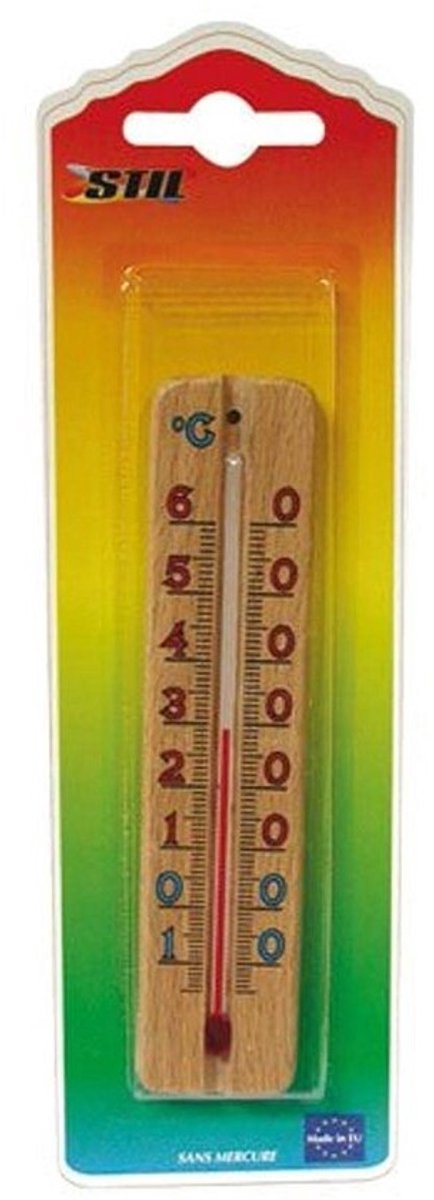 Houten Buiten Thermometer met Groot Bereik en Hoge Nauwkeurigheid
