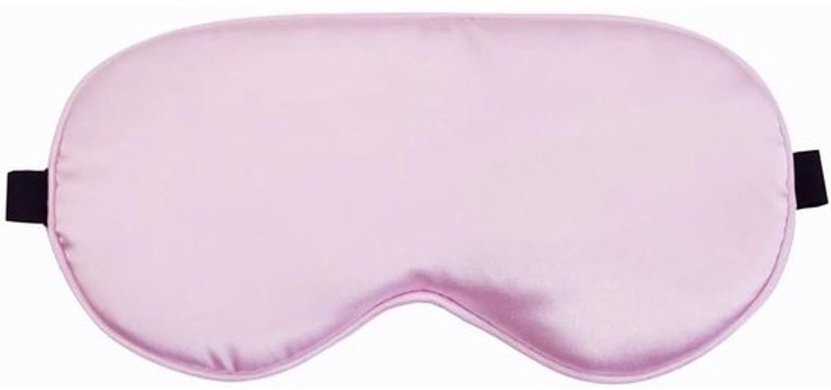 Slaapmasker - Oogmasker Blinddoek - Ontspannen Slapen - Zijdezacht Materiaal - Verstelbaar - Roze