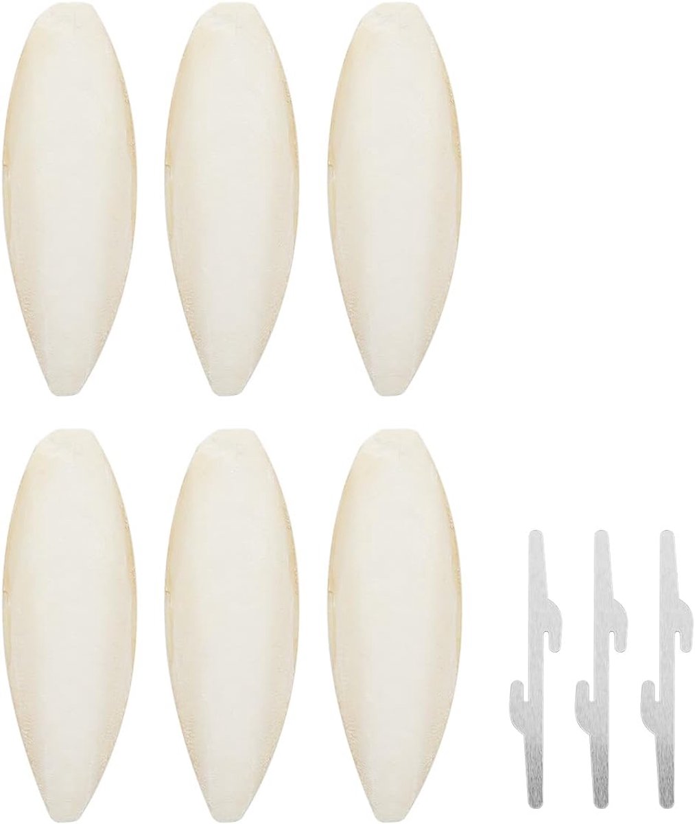 Speelgoed Papegaaien Kauwspeelgoed DIY Vogelspeelgoed Met 3 Stuks Metalen Houder Natuurlijke Visgraten Voor Reptielen Schildpadden Slakken,11-13cm