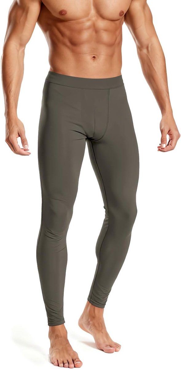 Basiclayerlegging voor heren - Sportieve dagonderbroek, Lichte compressie, Vochtregulerend voor de sportschool, hardlopen en trainingen