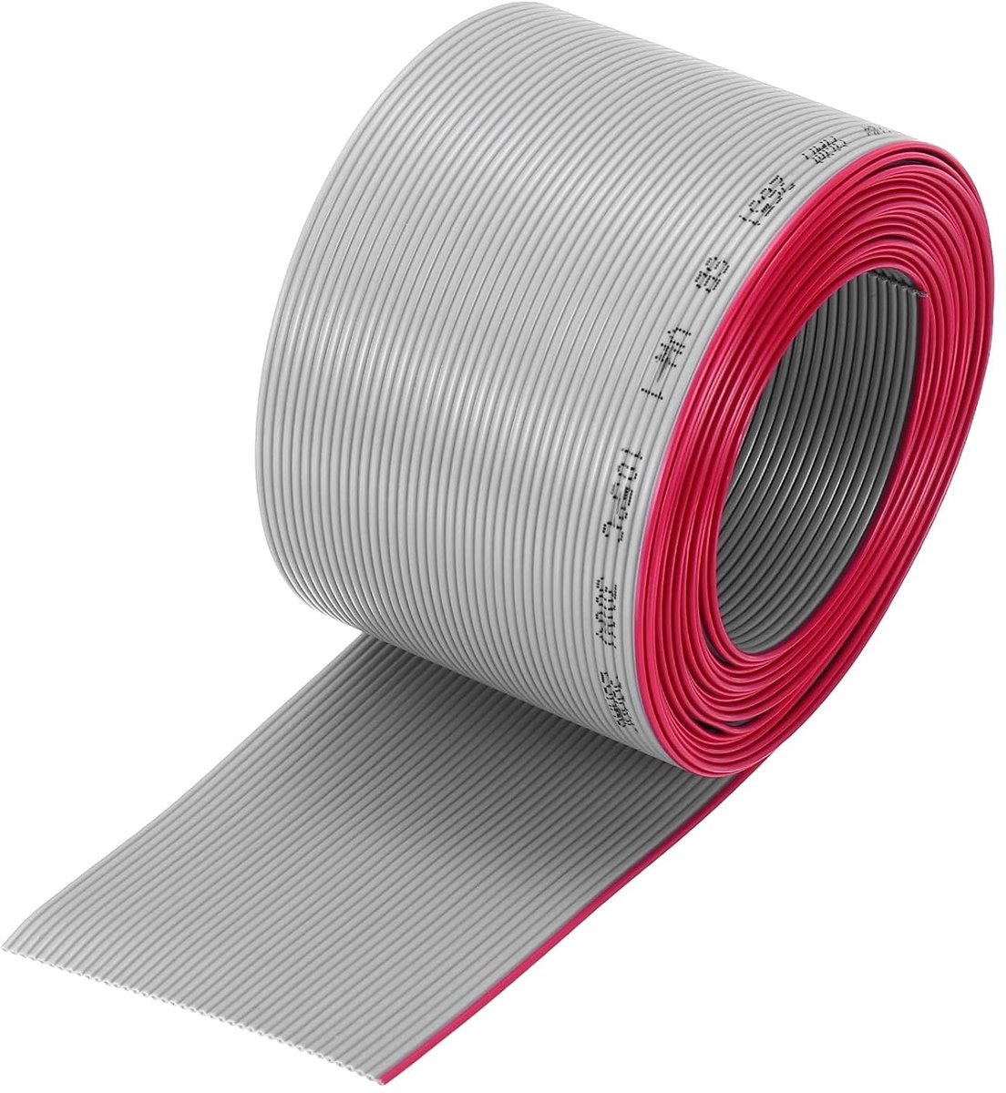 28AWG IDC draad lintkabel 3 m lengte 1,27 mm pitch 40 pin grijs voor JTAG/ISP verbinding