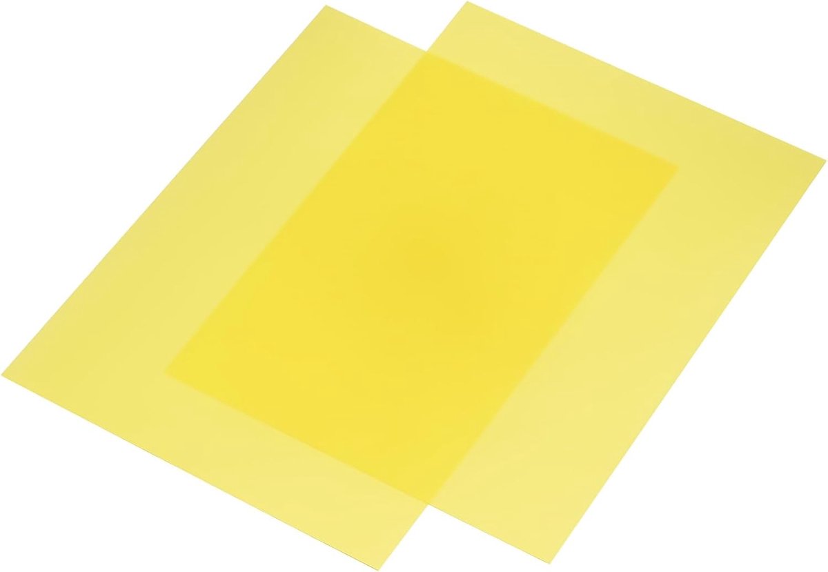 10 gellichtfilters geel transparant 11 x 8,5 inch kunststof voor
