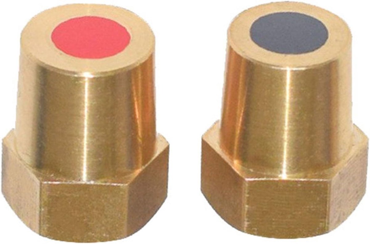 1 Paar M10 M6 M8 Stud Afstandsbediening Batterij Power Junction Post Connectors Adapter Messing (M10)