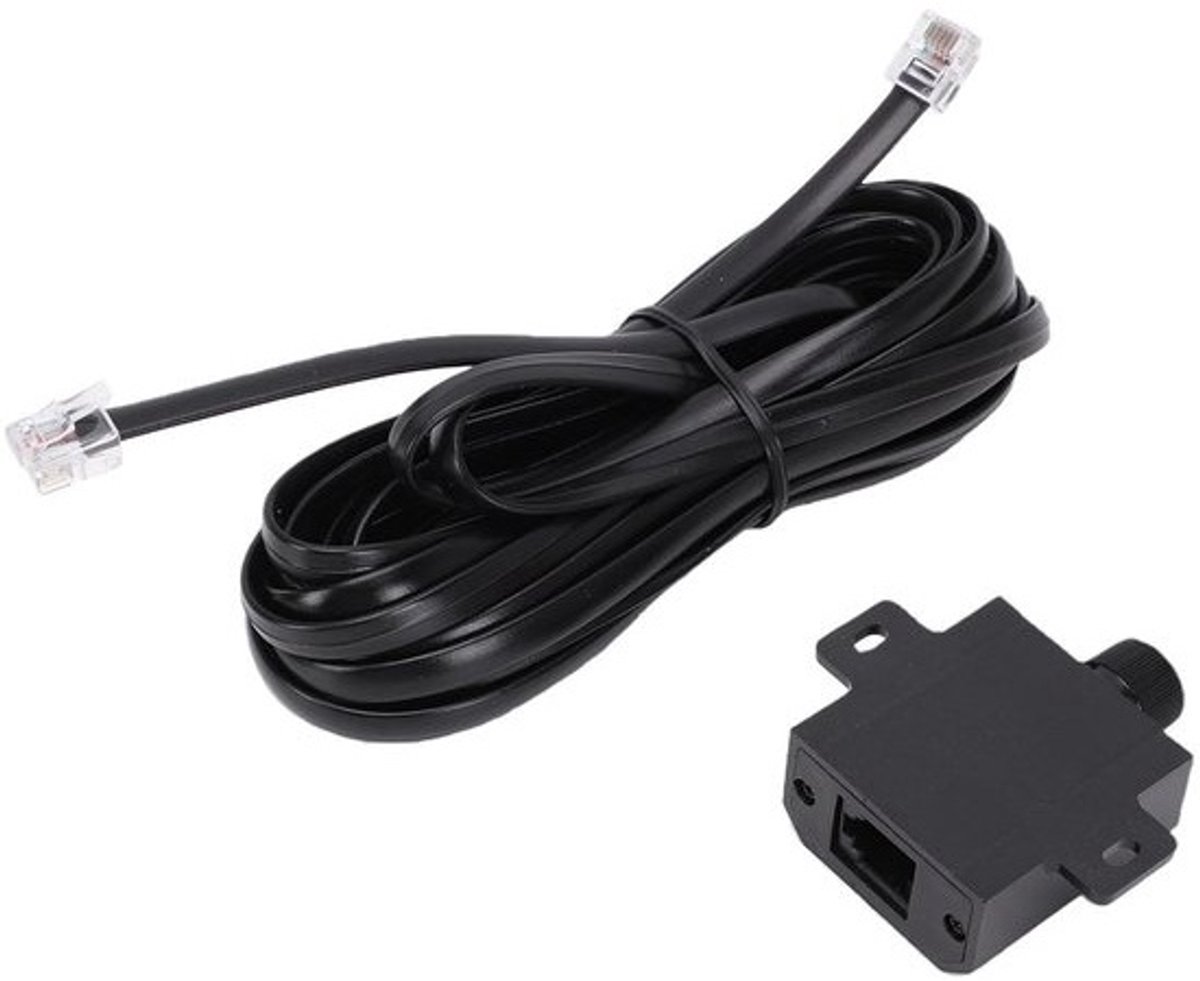 Autobasregelaar - Versterkerregelaar - Muziekvolume Aanpassen - Universele Compatibiliteit - 5 Meter Kabel - Zwart