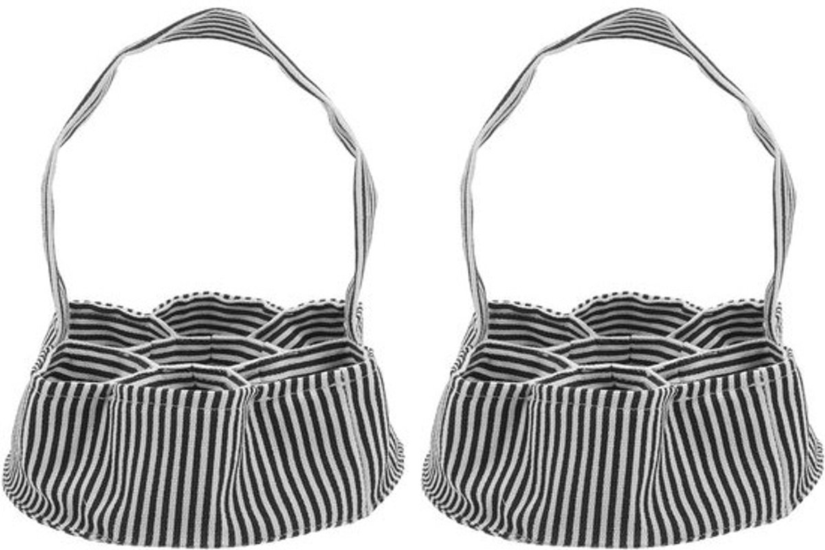 Eier Mand - Eierhouder - Verse Eieren Verzamelen - Verdeelde Vakken - 28 x 21 x 21 cm - Multicolor