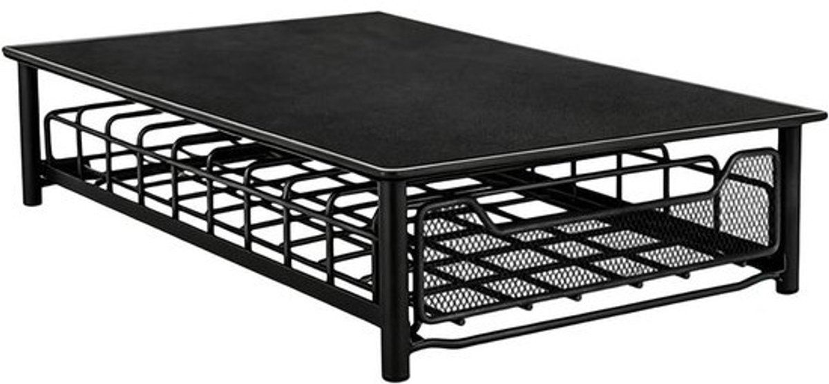 Koffiecups Lade - Capsulehouder - Koffiezetapparaat Organiseren - Snelle Toegang - 30B x 10H cm - Zwart