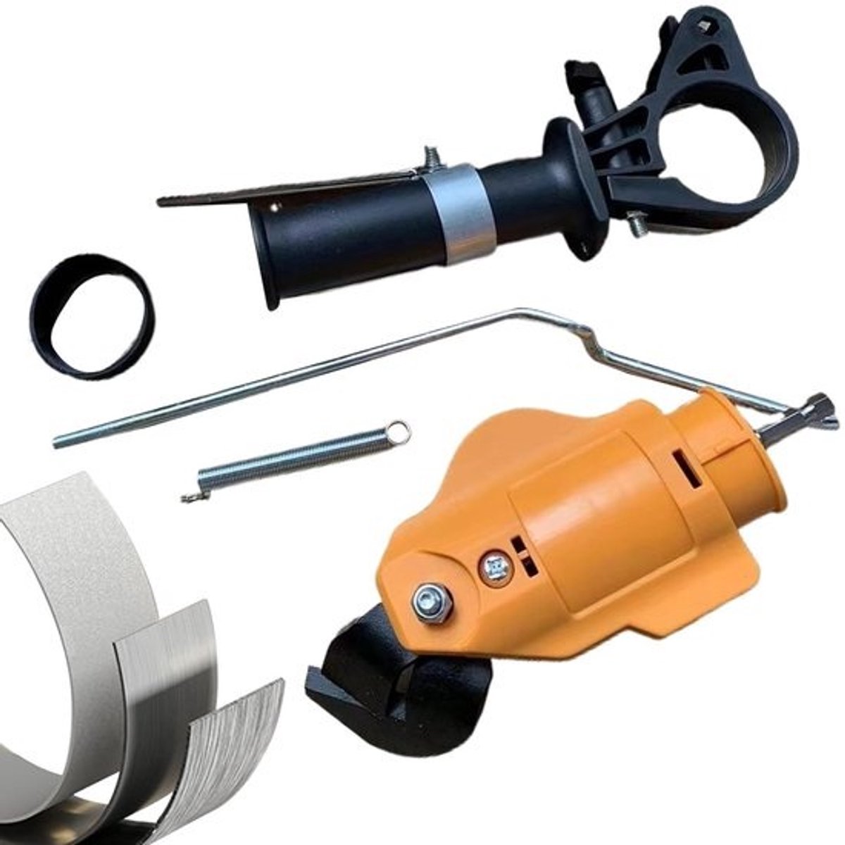 Bliksnijder, booraccessoires, elektrische boren, scharenaccessoires, werkplaats reparatie, elektrisch snijgereedschap, onderdeel voor ijzer, aluminium, staal, koper, blik, wit plaatstaal