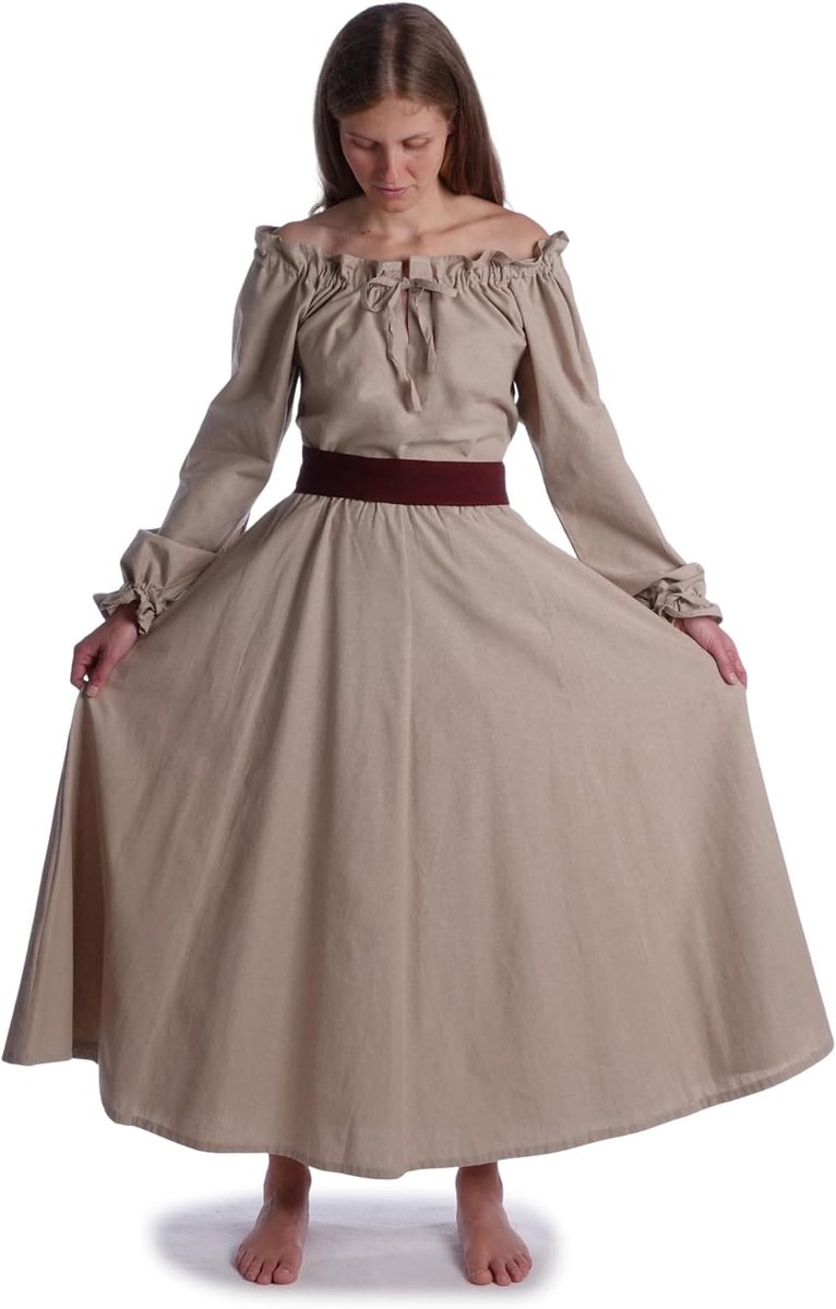 rok Duzabel van katoen rood, zwart, beige, bruin S/M, L/XL, XXL/XXXL gewaad LARP
