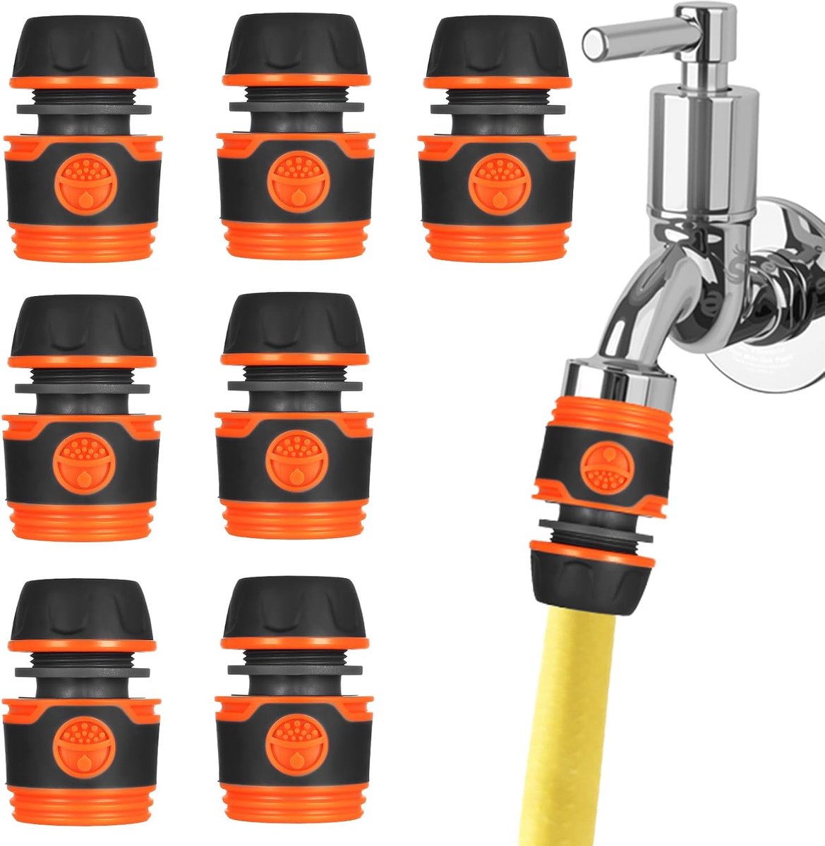 7 Stks 1/2 Inch Tuinslang Quick Connect Tap Connectors